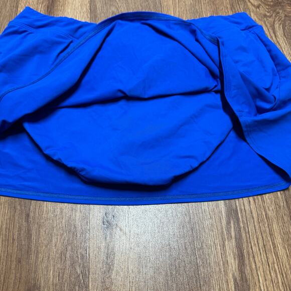 Lands End Womens Royal Blue Swim Skirt Attached Brief Suit Bottom Plus Size 18W - Picture 4 of 7